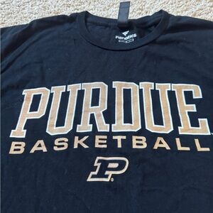 Purdue University Basketball T-shirt Mens Large S/S